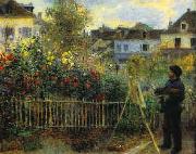 Monet Painting in his Garden renoir